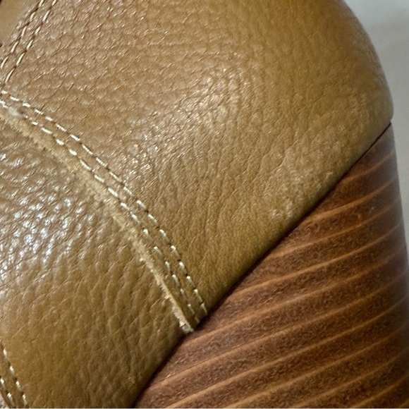 Splendid Tan Ankle Booties Western Style Zipper Closure leather Women’s Size 8 - Picture 4 of 9